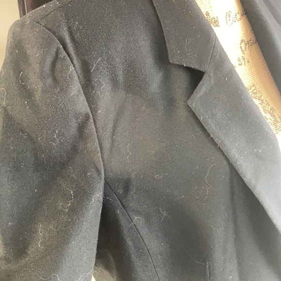 Vintage Pendleton 100% wool black one button blazer w two pockets in front - Picture 5 of 15